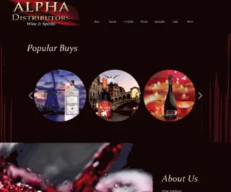 Alphadistributorsri.com(Alpha Distributors) Screenshot