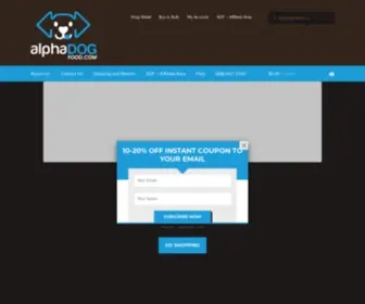 Alphadogfood.com(Alpha Dog Food) Screenshot