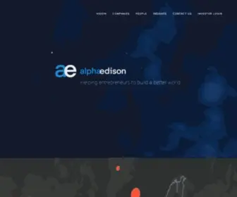 Alphaedison.com(Perspective) Screenshot