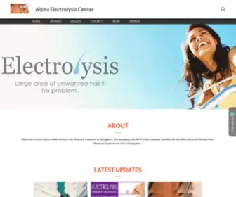 Alphaelectrolysis.in(Alpha Electrolysis Center) Screenshot