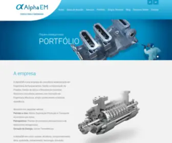 Alphaem.com.br(Consultoria e Engenharia) Screenshot