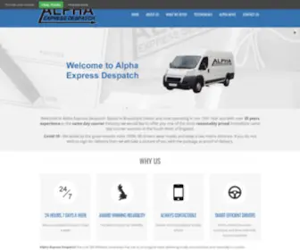 Alphaexpress.co.uk(Alphaexpress) Screenshot
