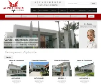 Alphafeniximoveis.com.br(CASAS EM ALPHAVILLE) Screenshot