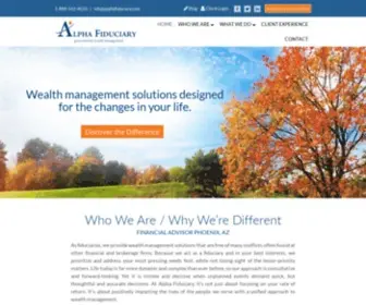 Alphafiduciary.com(Scottsdale Financial Wealth Management Advisors) Screenshot