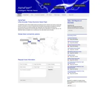 Alphaflash.com(Machine-readable news) Screenshot