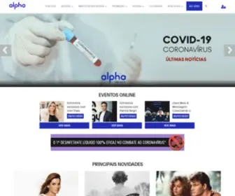 Alphafm.com.br(Alpha FM) Screenshot