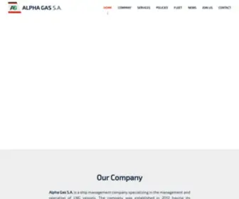 Alphagas-SA.com(ALPHA GAS) Screenshot