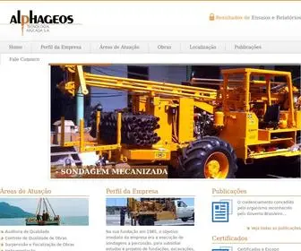 Alphageos.com.br(Alphageos) Screenshot