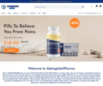 Alphaglobalpharma.com(Home Page) Screenshot