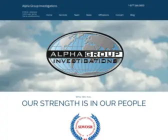 Alphagp.com(Alpha Group Investigations) Screenshot