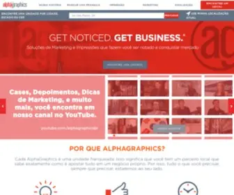 Alphagraphics.com.br(Serviços de Impressão e Marketing) Screenshot