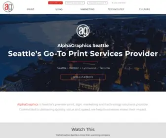 Alphagraphicsseattle.com(AlphaGraphics-Seattle) Screenshot