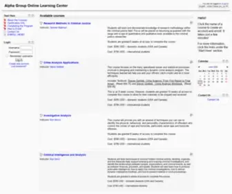 Alphagroupcenteronline.com(Alpha Group Online Learning Center) Screenshot
