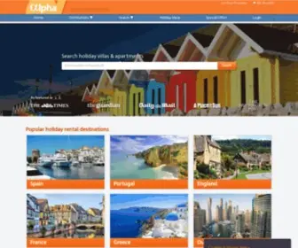 Alphaholidaylettings.com(Alpha Holiday Lettings) Screenshot