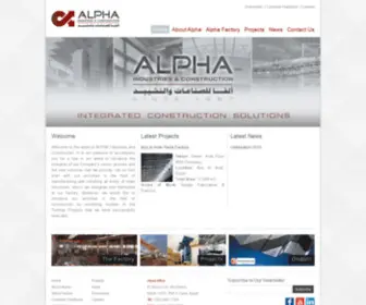 Alphainco.com(Alpha Industries & Constructions) Screenshot