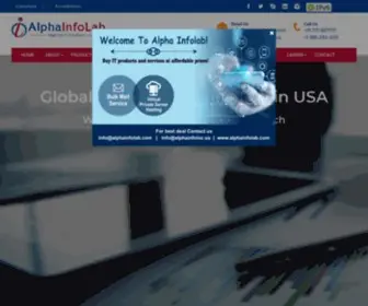 Alphainfolab.com(Alpha Infolab) Screenshot