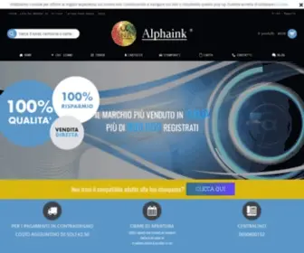 AlphainkStore.com(Toner e cartucce compatibili) Screenshot