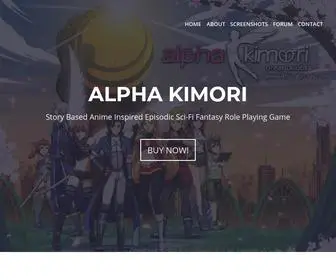 Alphakimori.com(Alpha Kimori sci) Screenshot