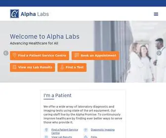 Alphalabs.ca(AlphaLabs) Screenshot