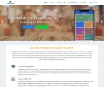 Alphalearn.com(Learning Management System Software) Screenshot