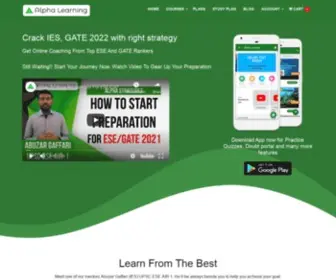 Alphalearning.in(Alpha Learning) Screenshot