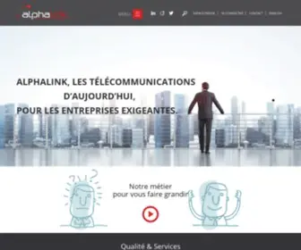 Alphalink.fr(Opérateur télécom) Screenshot