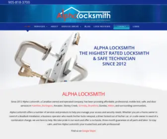 Alphalocksmith.ca(Alphalocksmith) Screenshot