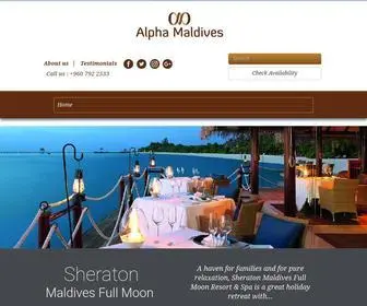 Alphamaldives.com(Alpha Maldives) Screenshot