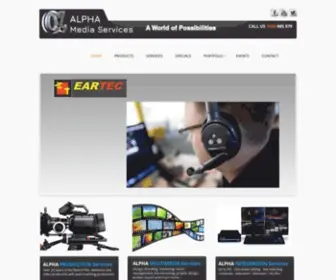 Alphamediaservices.com(Alpha Media Services) Screenshot