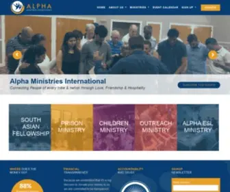 Alphaministriesinternational.org(Alpha Ministries International) Screenshot