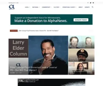Alphanewsmn.com(Alpha news) Screenshot