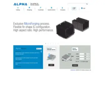 Alphanovatech.com(Alpha Company Web Site) Screenshot