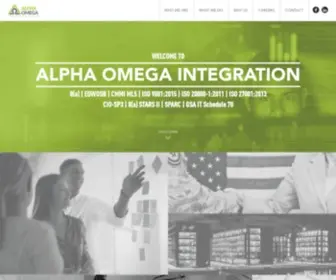Alphaomegaintegration.com(Creating New Possibilities) Screenshot