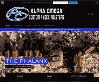 Alphaomegakydex.com(Alpha Omega Kydex Holsters) Screenshot