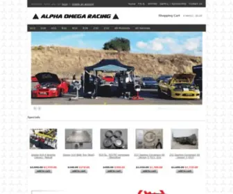 Alphaomegaracing.com(ALPHA OMEGA Racing) Screenshot