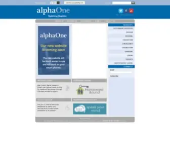 Alphaonenow.org(Alpha One) Screenshot