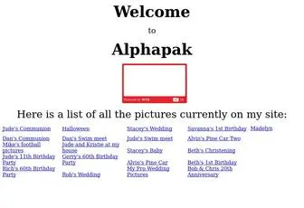 Alphapak.com(Alphapak) Screenshot