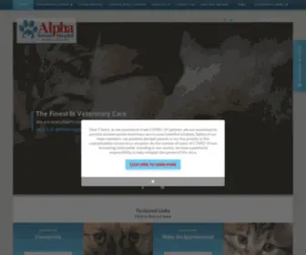 Alphapethospital.com(Veterinarian in Campbell) Screenshot