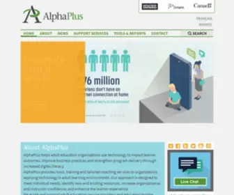 Alphaplus.ca(Literacy) Screenshot