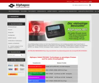 Alphapoc-Europe.de(POCSAG Decoding Technologies) Screenshot