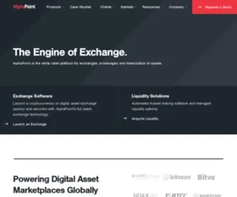 Alphapoint.com(White Label Cryptocurrency Exchange Software) Screenshot