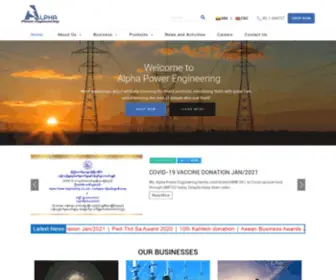 Alphapowerengineering.com(Power Engineering) Screenshot