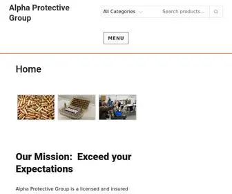 Alphaprogroup.com(Alpha Protective Group) Screenshot