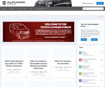 Alphardclub.com(Alphard Owners Club Forum) Screenshot