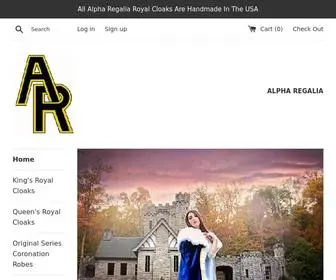 Alpharegalia.com(Alpha Regalia) Screenshot