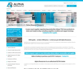 Alpharesources.com(Alpha Resources) Screenshot