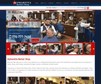 Alpharettabarber.com(Alpharetta Barber Shop) Screenshot