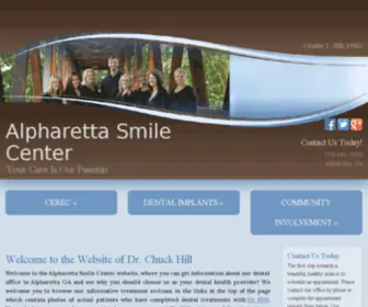 Alpharettasmile.com(The Alpharetta Smile Center) Screenshot