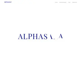 Alphasana.ch(Home) Screenshot