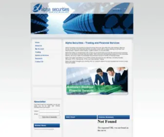 Alphasecurities.com.au(Alpha Securities) Screenshot